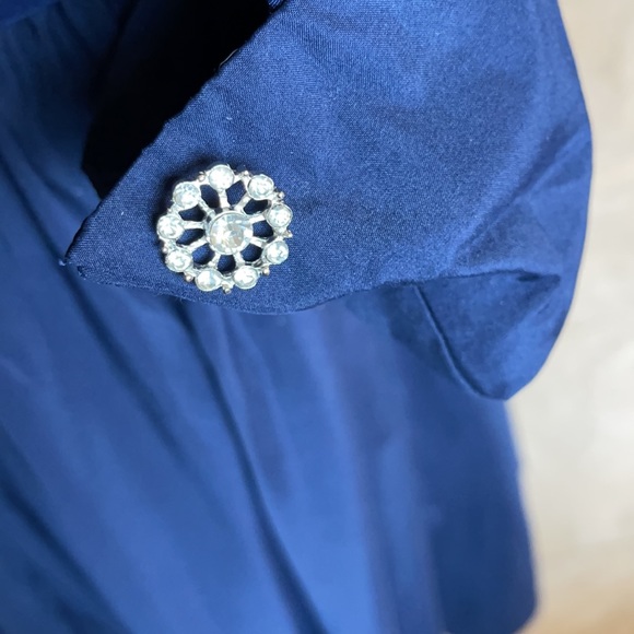 Navy formal dress sz 10 - Picture 10 of 12